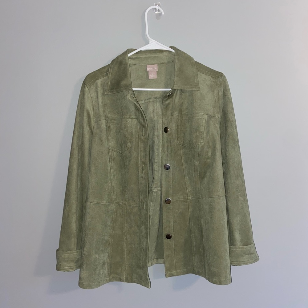 Chicos Green Jacket